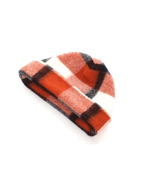乱痴気（ランチキ）の「【MONOSTEREO】The MonoStereo Knit Plaid Beani（ニットキャップ/ビーニー・メンズ・グリーン系その他/オレンジ系その他・FREE）」の16枚目の写真