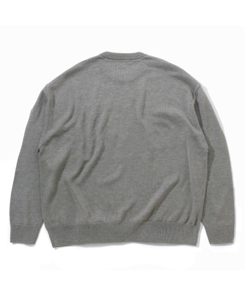 ICECREAM（アイスクリーム）の「KNIT SWEATER WITH BADGE（Tシャツ/カットソー・メンズ・グレー/ブルー/ブラック・LARGE/X-LARGE/MEDIUM）」の5枚目の写真