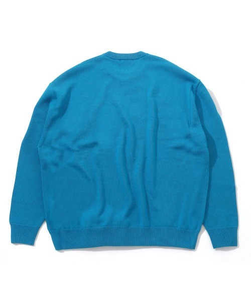 ICECREAM（アイスクリーム）の「KNIT SWEATER WITH BADGE（Tシャツ/カットソー・メンズ・グレー/ブルー/ブラック・LARGE/X-LARGE/MEDIUM）」の6枚目の写真