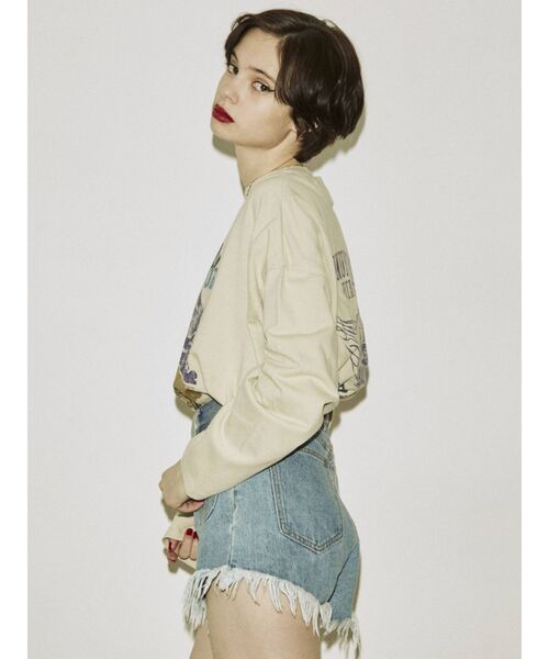 jouetie（ジュエティ）の「ヴィンテージグラフィックロンT（Tシャツ/カットソー・レディース・ブラック/ピンク/アイボリー・MEDIUM）」の19枚目の写真