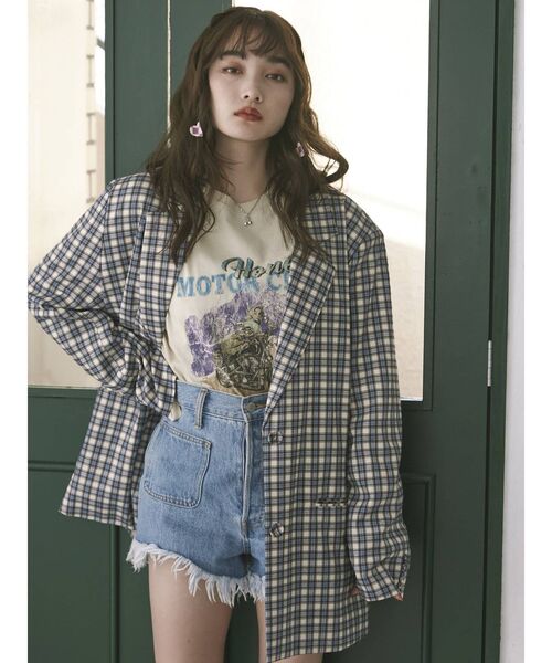 jouetie（ジュエティ）の「ヴィンテージグラフィックロンT（Tシャツ/カットソー・レディース・ブラック/ピンク/アイボリー・MEDIUM）」の22枚目の写真