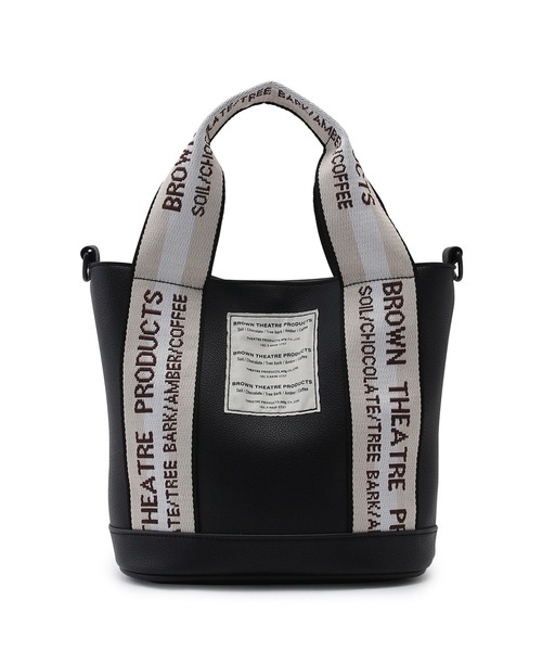 THEATRE PRODUCTS（シアタープロダクツ）の「【BROWN THEATRE PRODUCTSコラボ】2WAYミニトートバッグ（ショルダーバッグ・レディース・ブラック/ベージュ/ホワイト・FREE）」の11枚目の写真