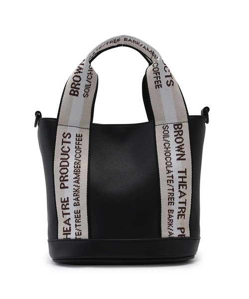 THEATRE PRODUCTS（シアタープロダクツ）の「【BROWN THEATRE PRODUCTSコラボ】2WAYミニトートバッグ（ショルダーバッグ・レディース・ブラック/ベージュ/ホワイト・FREE）」の13枚目の写真