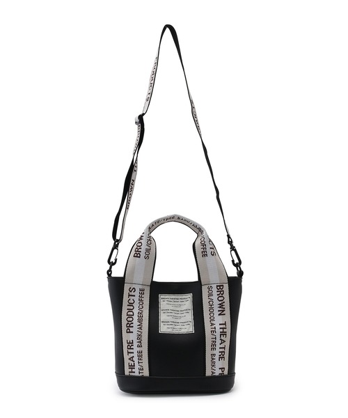 THEATRE PRODUCTS（シアタープロダクツ）の「【BROWN THEATRE PRODUCTSコラボ】2WAYミニトートバッグ（ショルダーバッグ・レディース・ブラック/ベージュ/ホワイト・FREE）」の14枚目の写真