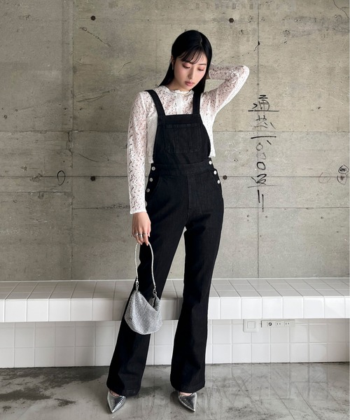 EPIMI E'PIMMY（エピミエピミー）の「フラワーレースブラウスカーディガン（カーディガン/ボレロ・レディース・オフホワイト/アイボリー/ブラック/オリーブ・MEDIUM）」の17枚目の写真