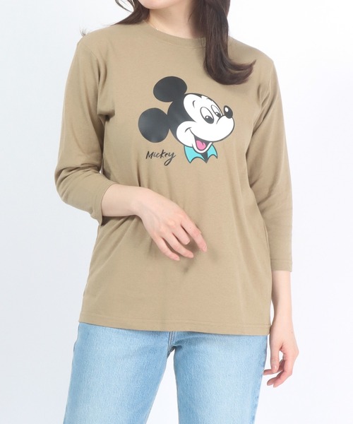 ディズニー　ロンT Disney ディズニー レディース 長袖 Tシャツ DN ロングTシャツ