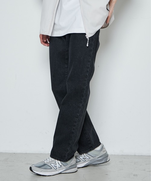 THE STANDARD（ザスタンダード）の「WEGO/スリムストレートデニムパンツ（デニムパンツ・メンズ・ブラック/インディゴブルー/ライトインディゴブルー・MEDIUM/LARGE）」の10枚目の写真
