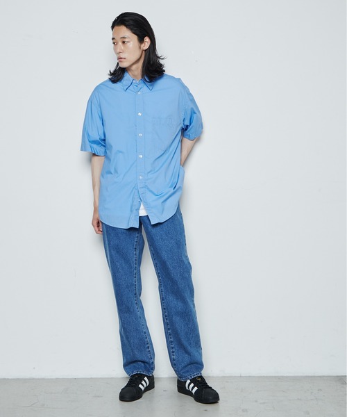 THE STANDARD（ザスタンダード）の「WEGO/スリムストレートデニムパンツ（デニムパンツ・メンズ・ブラック/インディゴブルー/ライトインディゴブルー・MEDIUM/LARGE）」の7枚目の写真