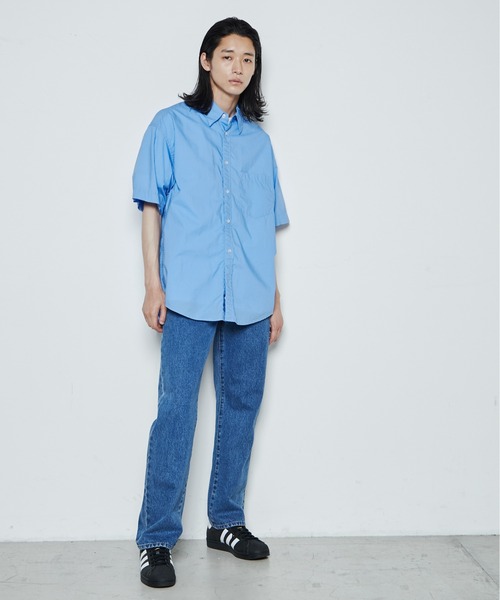 THE STANDARD（ザスタンダード）の「WEGO/スリムストレートデニムパンツ（デニムパンツ・メンズ・ブラック/インディゴブルー/ライトインディゴブルー・MEDIUM/LARGE）」の21枚目の写真