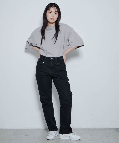 THE STANDARD（ザスタンダード）の「WEGO/スリムストレートデニムパンツ（デニムパンツ・メンズ・ブラック/インディゴブルー/ライトインディゴブルー・MEDIUM/LARGE）」の16枚目の写真