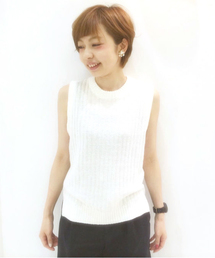 DISCOAT | 【Discoat】後ろレースUPノースリ(ニット/セーター)