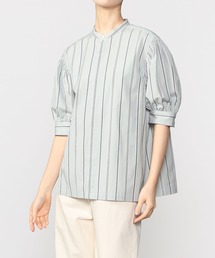 HAVERSACK（ハバーザック）の「HAVERSACK | 〈別注〉半袖ギャザーシャツ WOMEN（シャツ/ブラウス）」