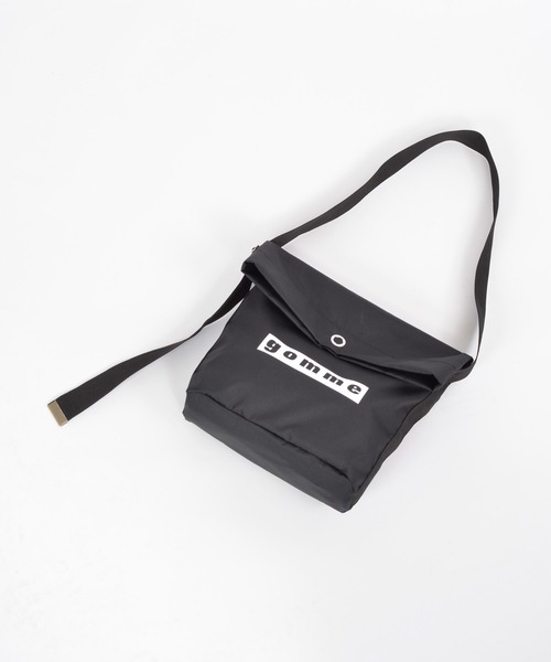 gomme（ゴム）の「ポスタルバッグＳ（ショルダーバッグ・レディース・ブラック/カーキ・FREE）」の12枚目の写真