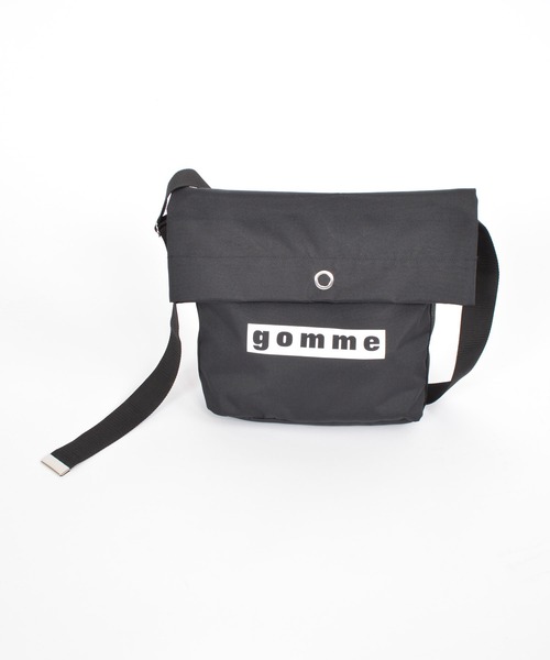 gomme（ゴム）の「ポスタルバッグＳ（ショルダーバッグ・レディース・ブラック/カーキ・FREE）」の7枚目の写真