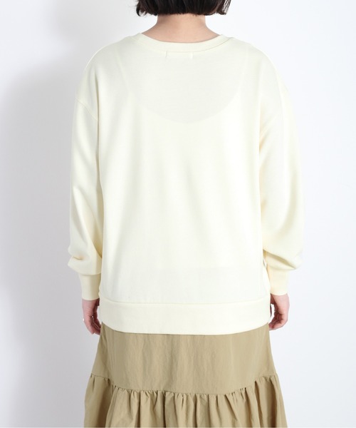 cepo（セポ）の「スウェットレイヤードワンピース（ワンピース・レディース・オフホワイト/チャコール・M）」の8枚目の写真