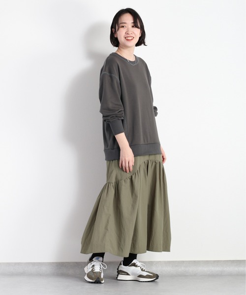 cepo（セポ）の「スウェットレイヤードワンピース（ワンピース・レディース・オフホワイト/チャコール・M）」の16枚目の写真