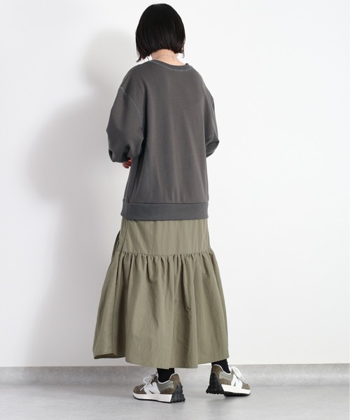 cepo（セポ）の「スウェットレイヤードワンピース（ワンピース・レディース・オフホワイト/チャコール・M）」の18枚目の写真