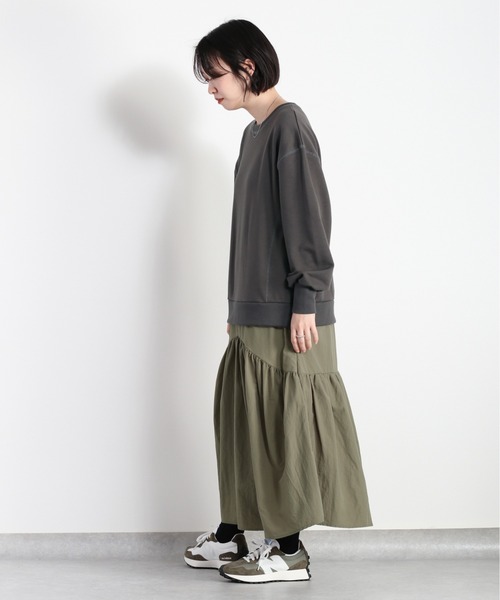 cepo（セポ）の「スウェットレイヤードワンピース（ワンピース・レディース・オフホワイト/チャコール・M）」の17枚目の写真