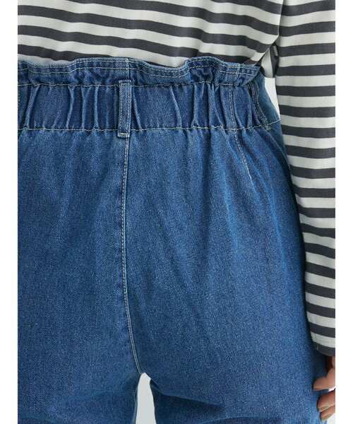 Green　Parks（グリーンパークス）の「・ELENCARE　DUE　センターシームデニムパンツ（デニムパンツ・レディース・ライトインディゴブルー/インディゴブルー・L/M）」の7枚目の写真