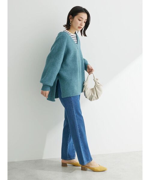 Green　Parks（グリーンパークス）の「・ELENCARE　DUE　センターシームデニムパンツ（デニムパンツ・レディース・ライトインディゴブルー/インディゴブルー・L/M）」の14枚目の写真