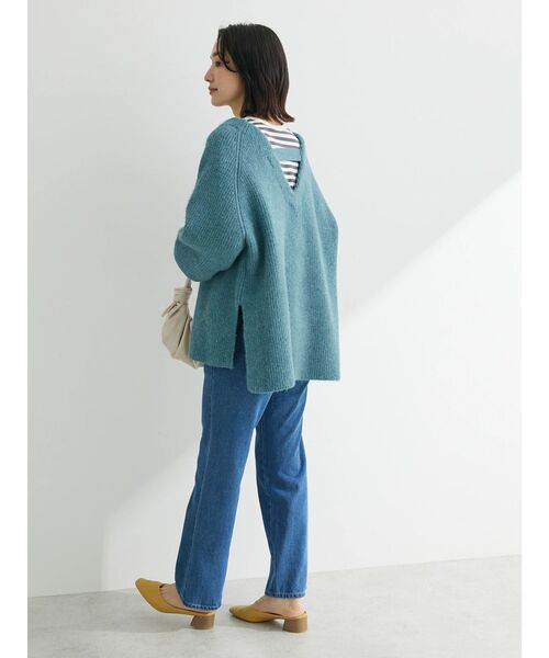 Green　Parks（グリーンパークス）の「・ELENCARE　DUE　センターシームデニムパンツ（デニムパンツ・レディース・ライトインディゴブルー/インディゴブルー・L/M）」の16枚目の写真