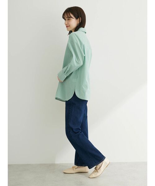 Green　Parks（グリーンパークス）の「・ELENCARE　DUE　センターシームデニムパンツ（デニムパンツ・レディース・ライトインディゴブルー/インディゴブルー・L/M）」の20枚目の写真