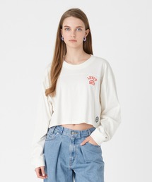 Levi's | Levi's/リーバイス クロップ フットボールTシャツ ホワイト(Tシャツ/カットソー)
