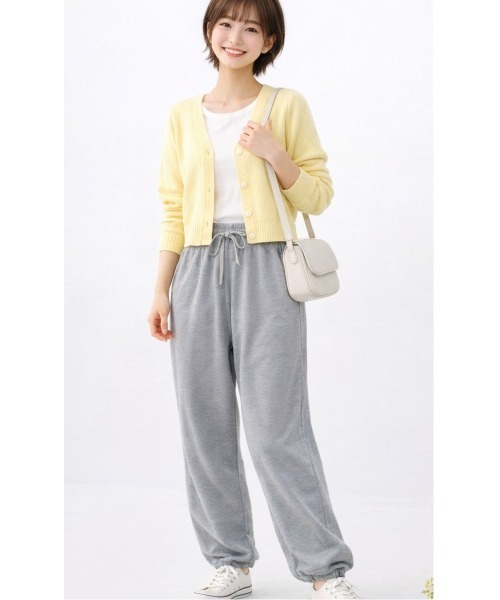 LAUTRE COTE(ロウトレコウト)の「カットソースエットパンツ(スウェットパンツ・レディース・ブラック/グレー・MEDIUM/LARGE/SMALL)」の14枚目の写真