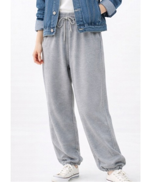 LAUTRE COTE(ロウトレコウト)の「カットソースエットパンツ(スウェットパンツ・レディース・ブラック/グレー・MEDIUM/LARGE/SMALL)」の7枚目の写真