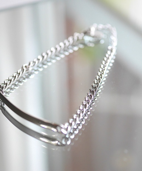 tone(トーン)の「DAN バングル(SV925)(バングル/リストバンド・レディース・ゴールド/シルバー・FREE)」の7枚目の写真