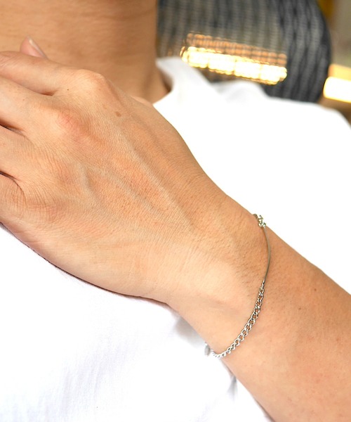 tone(トーン)の「DAN バングル(SV925)(バングル/リストバンド・レディース・ゴールド/シルバー・FREE)」の10枚目の写真