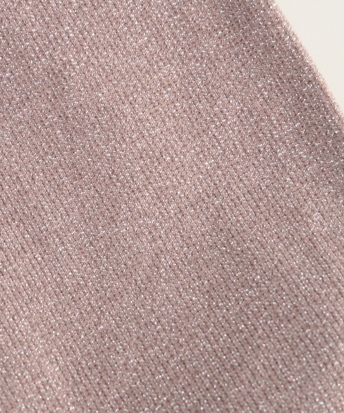 flower（フラワー）の「スパークルトップ（Tシャツ/カットソー・レディース・ベージュ/シルバー・FREE）」の8枚目の写真