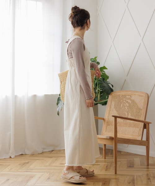 flower（フラワー）の「スパークルトップ（Tシャツ/カットソー・レディース・ベージュ/シルバー・FREE）」の21枚目の写真