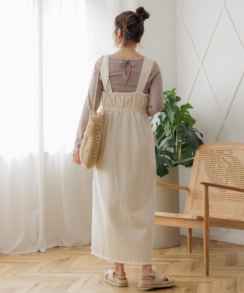 flower（フラワー）の「スパークルトップ（Tシャツ/カットソー・レディース・ベージュ/シルバー・FREE）」の22枚目の写真