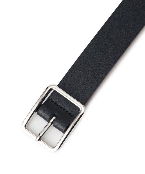 OPAQUE.CLIP（オペークドットクリップ）の「スクエアバックルベルト（ベルト・レディース・シルバー/ゴールド・00）」の5枚目の写真