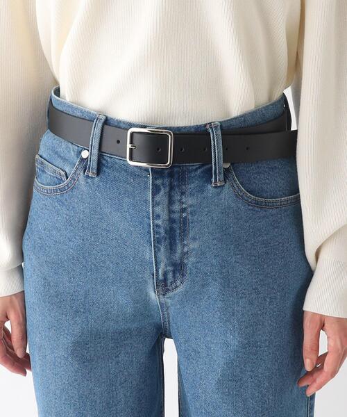 OPAQUE.CLIP（オペークドットクリップ）の「スクエアバックルベルト（ベルト・レディース・シルバー/ゴールド・00）」の4枚目の写真