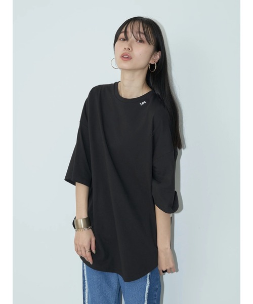 Lee(リー)の「Lee×e.m.a.e ROUNDHEM TEE(Tシャツ/カットソー・レディース・オフホワイト/ブルー/ブラック・FREE)」の18枚目の写真