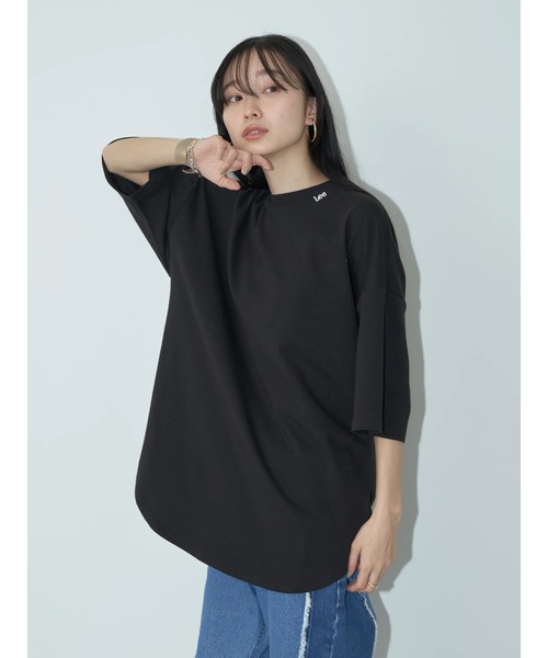 Lee(リー)の「Lee×e.m.a.e ROUNDHEM TEE(Tシャツ/カットソー・レディース・オフホワイト/ブルー/ブラック・FREE)」の12枚目の写真
