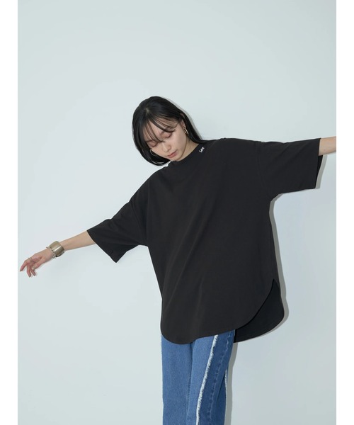 Lee(リー)の「Lee×e.m.a.e ROUNDHEM TEE(Tシャツ/カットソー・レディース・オフホワイト/ブルー/ブラック・FREE)」の19枚目の写真