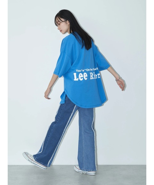 Lee(リー)の「Lee×e.m.a.e ROUNDHEM TEE(Tシャツ/カットソー・レディース・オフホワイト/ブルー/ブラック・FREE)」の7枚目の写真