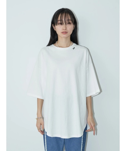 Lee(リー)の「Lee×e.m.a.e ROUNDHEM TEE(Tシャツ/カットソー・レディース・オフホワイト/ブルー/ブラック・FREE)」の21枚目の写真
