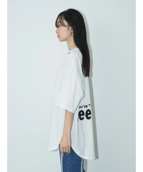 Lee(リー)の「Lee×e.m.a.e ROUNDHEM TEE(Tシャツ/カットソー・レディース・オフホワイト/ブルー/ブラック・FREE)」の15枚目の写真