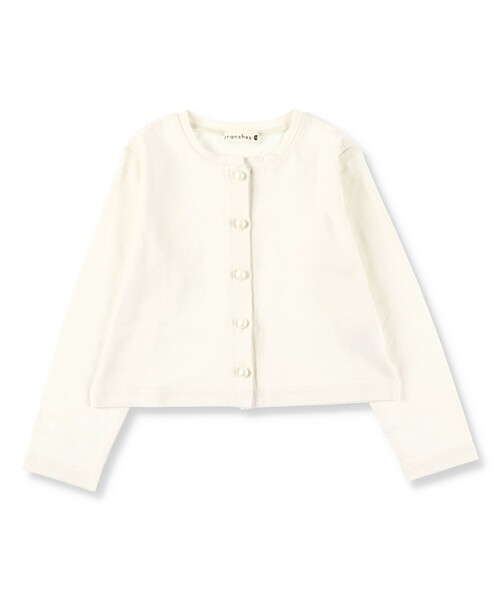 BRANSHES（ブランシェス）の「【調温機能/UVケア】シンプルカーディガン（カーディガン/ボレロ・キッズ・その他/アイボリー/ラベンダー・120/140/90/130/150/160/110/100）」の7枚目の写真