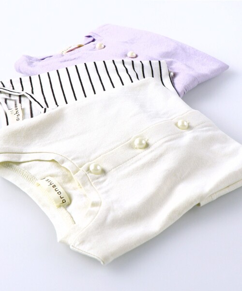 BRANSHES（ブランシェス）の「【調温機能/UVケア】シンプルカーディガン（カーディガン/ボレロ・キッズ・その他/アイボリー/ラベンダー・120/140/90/130/150/160/110/100）」の4枚目の写真