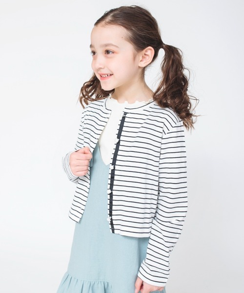 BRANSHES（ブランシェス）の「【調温機能/UVケア】シンプルカーディガン（カーディガン/ボレロ・キッズ・その他/アイボリー/ラベンダー・120/140/90/130/150/160/110/100）」の14枚目の写真