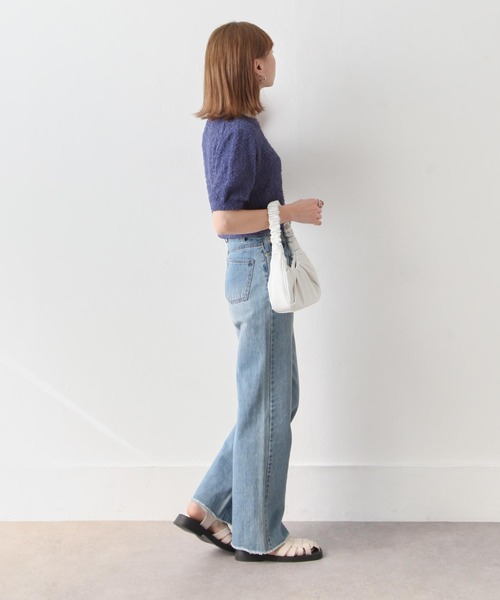 Chillfar(チルファー)の「サマーモールニットトップス(ニット/セーター・レディース・アイボリー/ブルー/モカ/チャコール・FREE)」の15枚目の写真