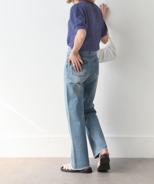 Chillfar(チルファー)の「サマーモールニットトップス(ニット/セーター・レディース・アイボリー/ブルー/モカ/チャコール・FREE)」の14枚目の写真