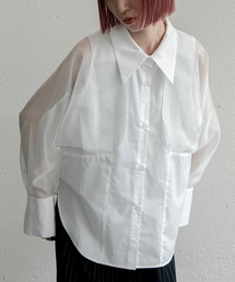 VACANCY | 袖シアースキンアウトシャツ(シャツ/ブラウス)
