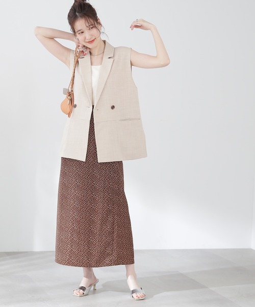 N.(N. Natural Beauty Basic)(エヌエヌナチュラルビューティーベーシック)の「◆小花柄ナロースカート(スカート・レディース・ホワイト系その他/ブラック系その他/ブラウン系その他・MEDIUM)」の16枚目の写真