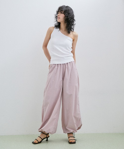 MILLER（ミラー）の「【Miller for ADAM ET ROPE'】Cup付ワンショルダー（タンクトップ・レディース・ブラック/ホワイト/ピンク・FREE）」の22枚目の写真